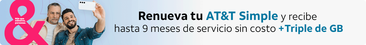 Renueva tu AT&T Simple